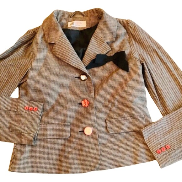 H&M Buttons & Bows Blazer - Picture 2 of 9